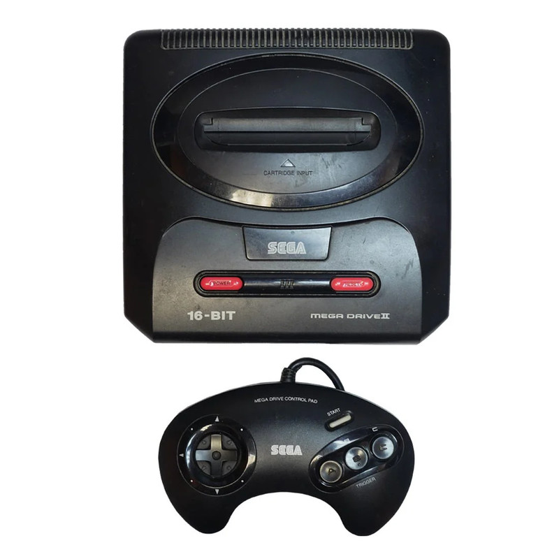 (Pre-Owned) Sega Mega Drive II Console - Black - ريترو
